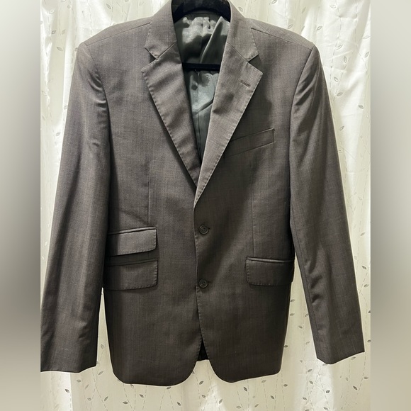 Suits & Blazers | Mens Slim Fit Dark Gray Two Piece Jacket Pant Suit ...